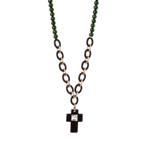Collana con croce pendente Latina