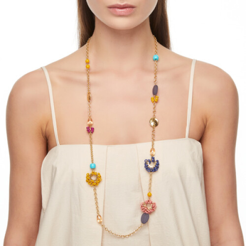 Collana con fiorellini Anemone