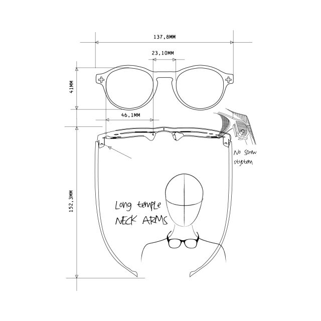 Woody sunglasses and reading glasses