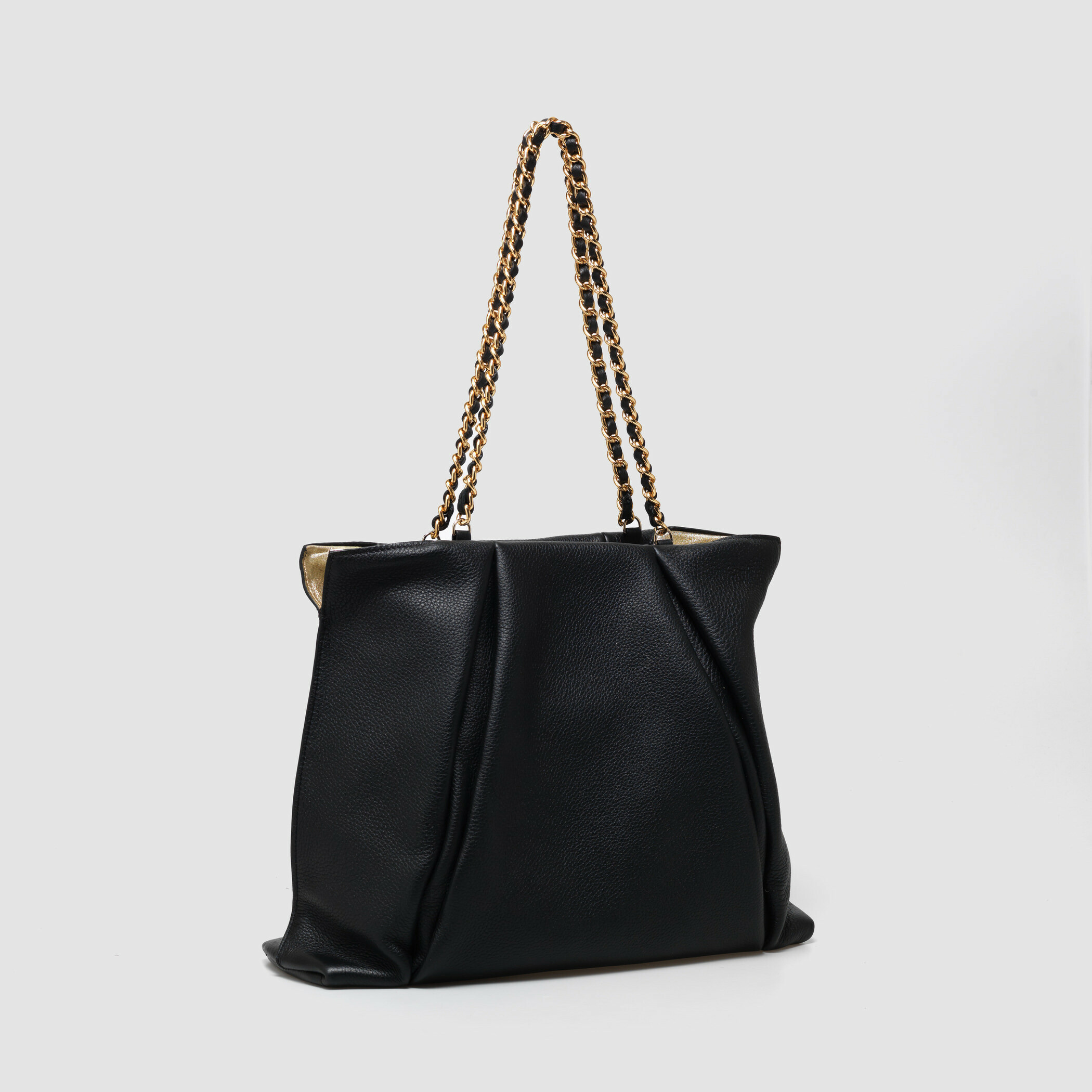 ★THE ALLY☆Bonita bag LARGE + INNER BAG ORIGINAL vertical shopping bag in grained calfskin
