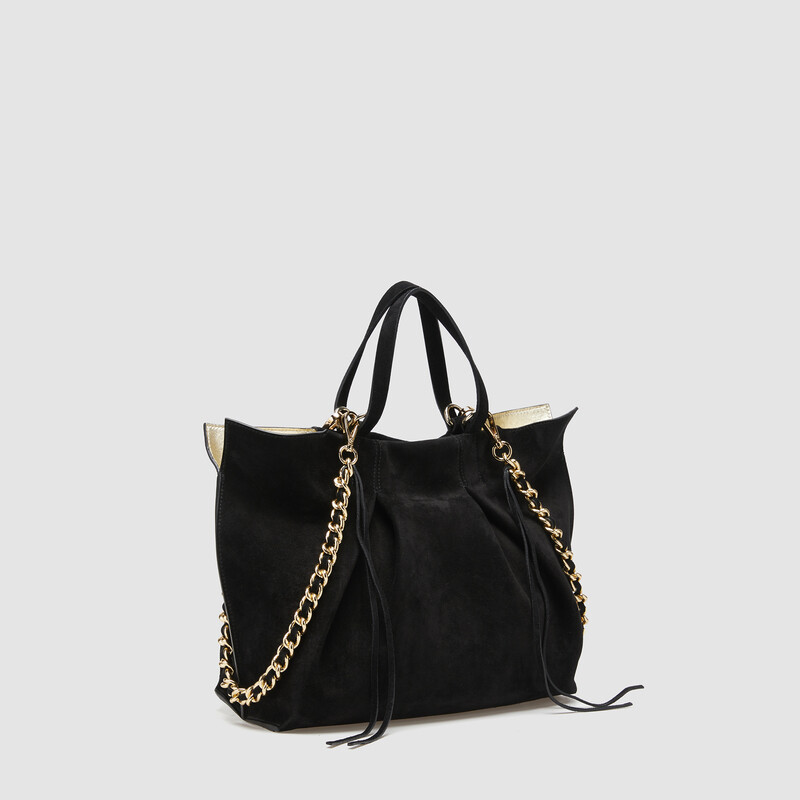 Small black suede bag outlet