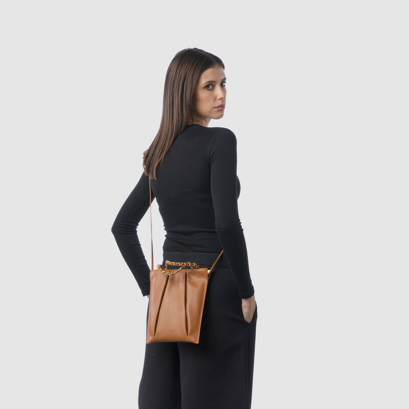 MINOBOSSI Borse MIGNON Pelle di vitello Cammello