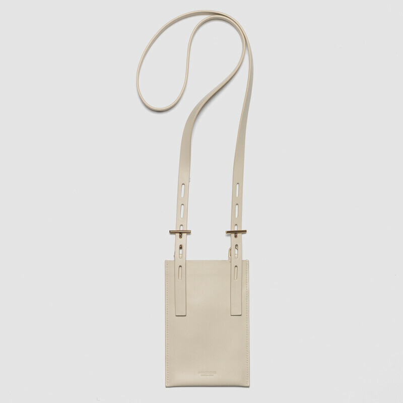 MINOBOSSI Small leather goods Cell phone holder   Ivory