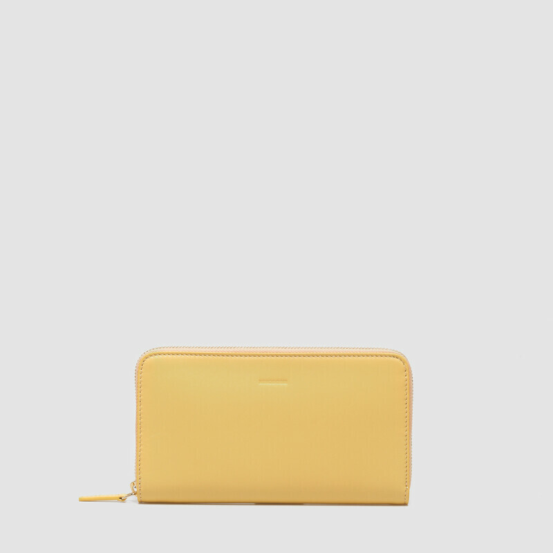 MINOBOSSI Piccola pelletteria PORTAFOGLIO ZIP DONNA   Vanilla