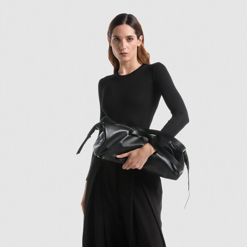 MINOBOSSI Borse JASMINE IN NAPPA   Nero