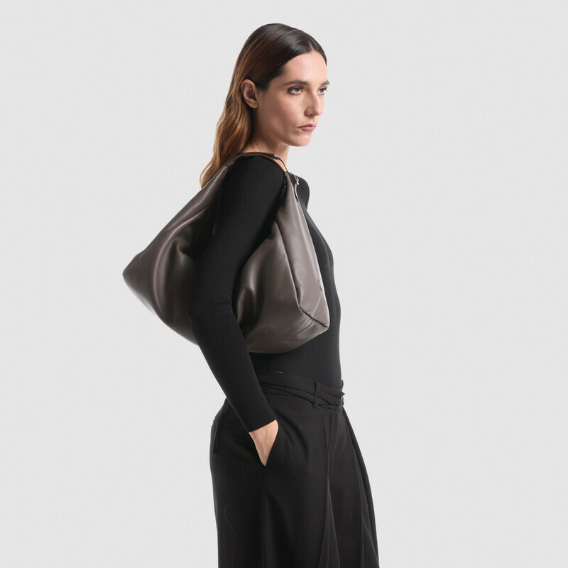 MINOBOSSI Borse JASMINE IN NAPPA   Taupe Brown
