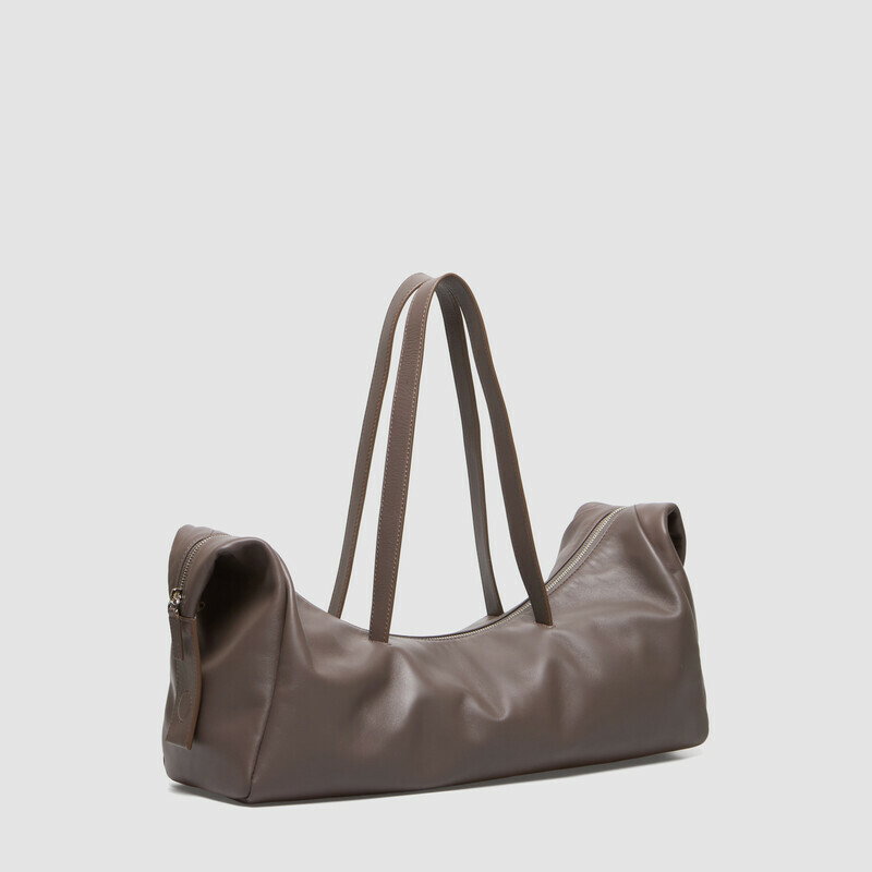 MINOBOSSI Borse JASMINE IN NAPPA   Taupe Brown