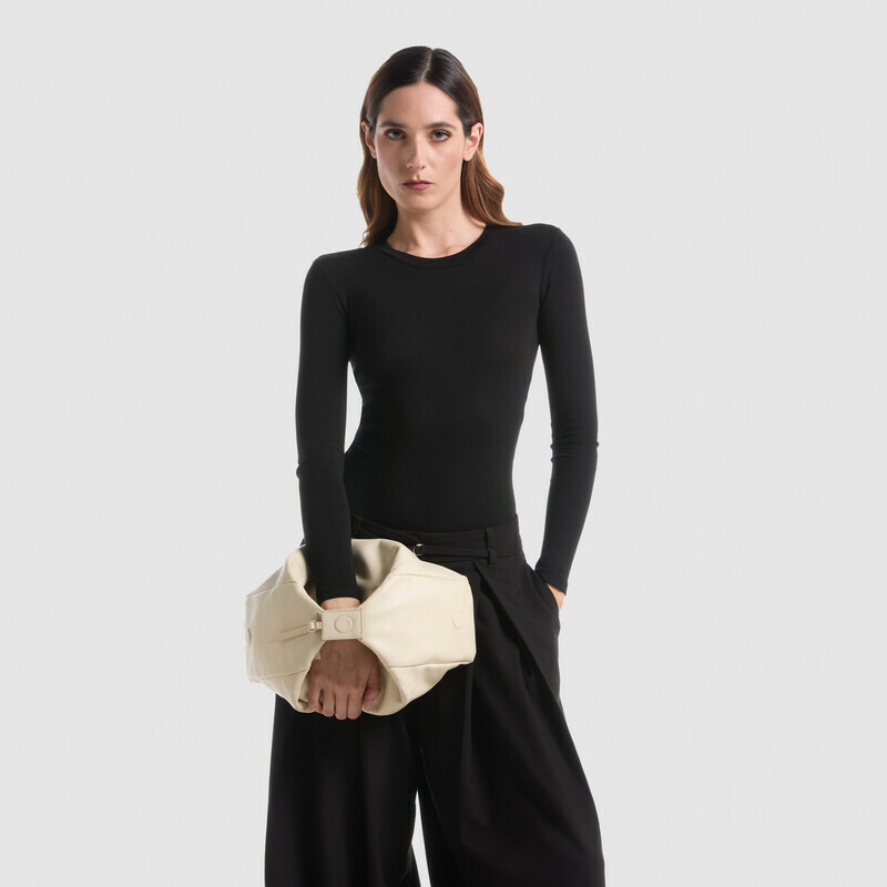 MINOBOSSI Borse JANE IN NAPPA   Latte