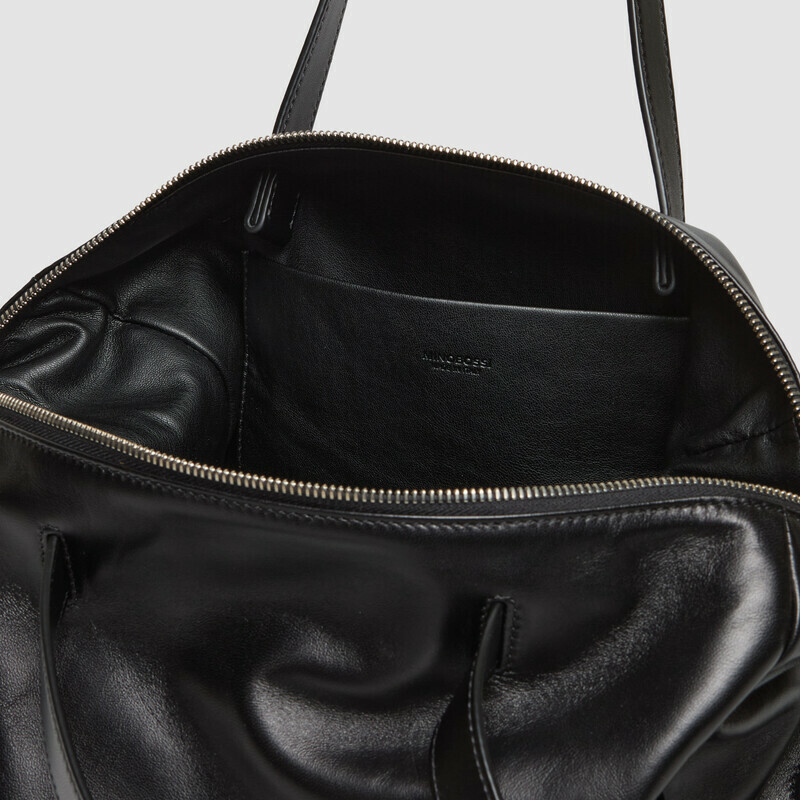 MINOBOSSI Borse JANE IN NAPPA   Nero
