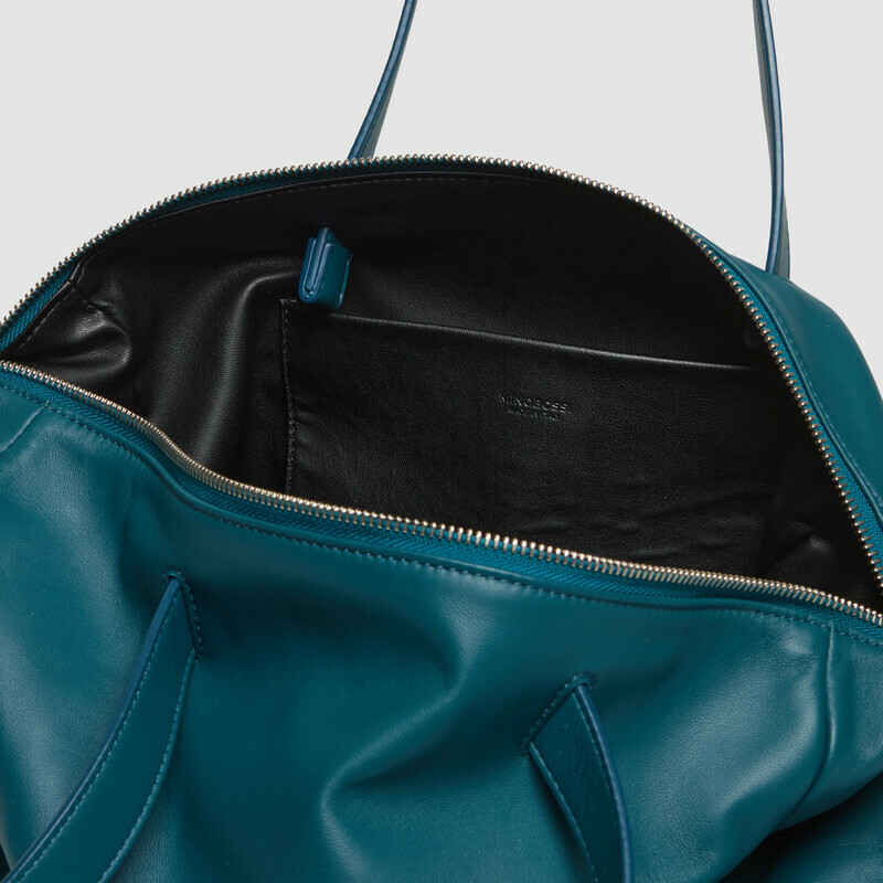 MINOBOSSI Borse JANE IN NAPPA   Teal BLue