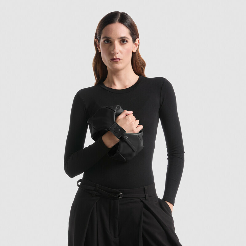 MINOBOSSI Borse JOY IN NAPPA   Nero