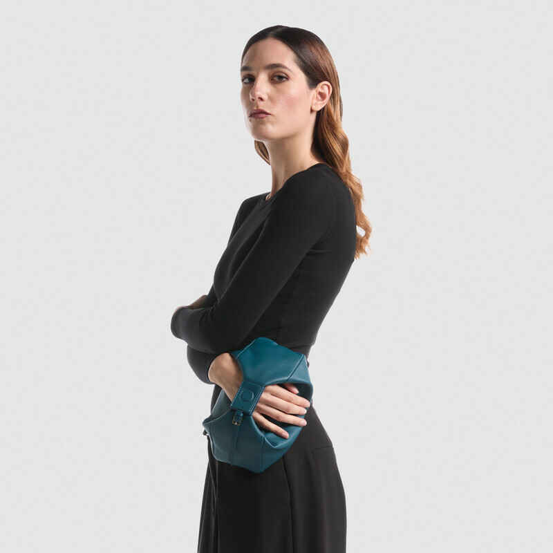 MINOBOSSI Borse JOY IN NAPPA   Teal BLue