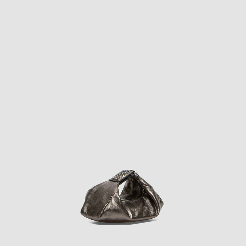 MINOBOSSI Bags JOY in laminated nappa   Gun metal