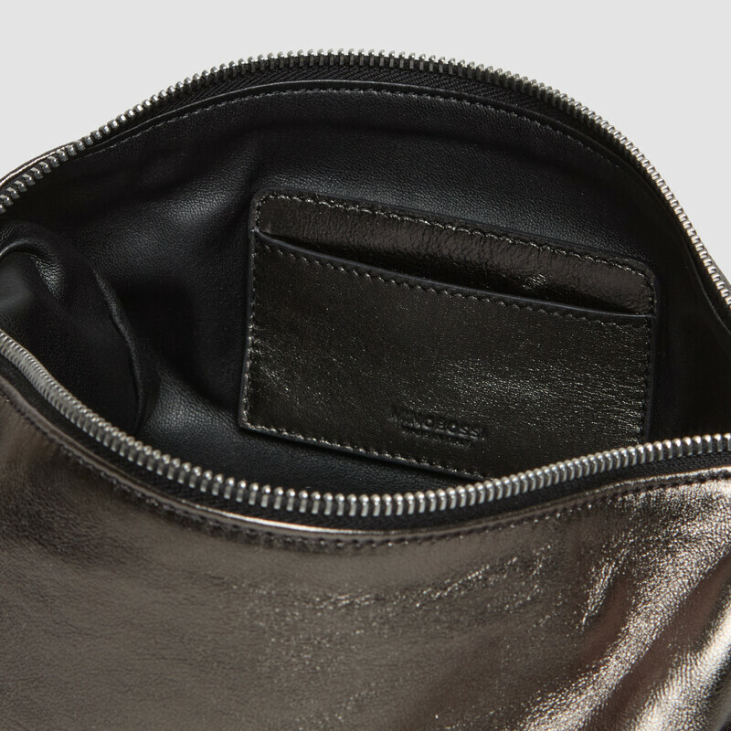 MINOBOSSI Bags JOY in laminated nappa   Gun metal