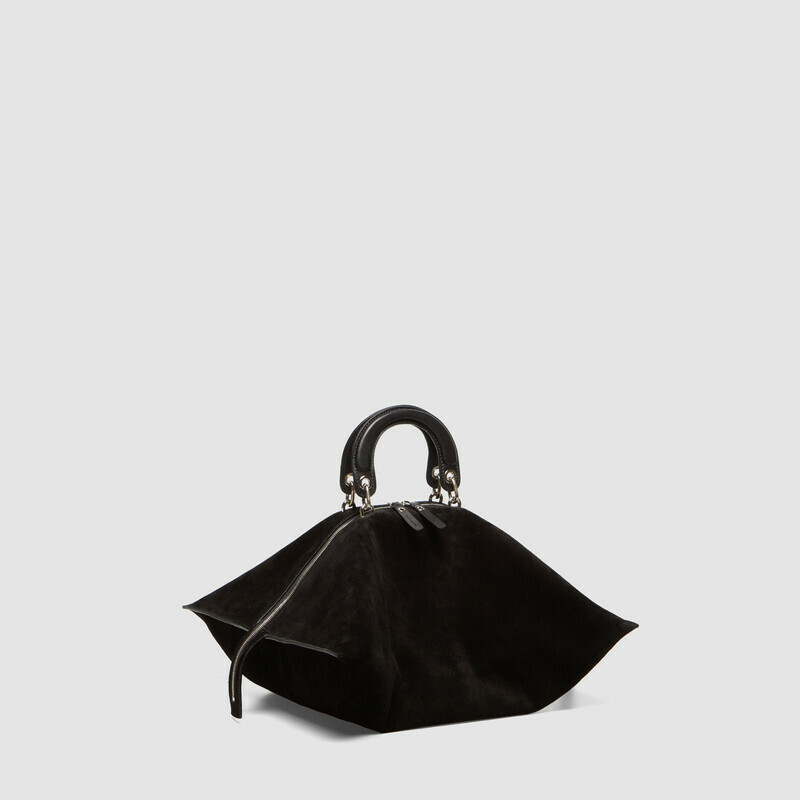 MINOBOSSI Borse TIGGY IN SUEDE   Nero