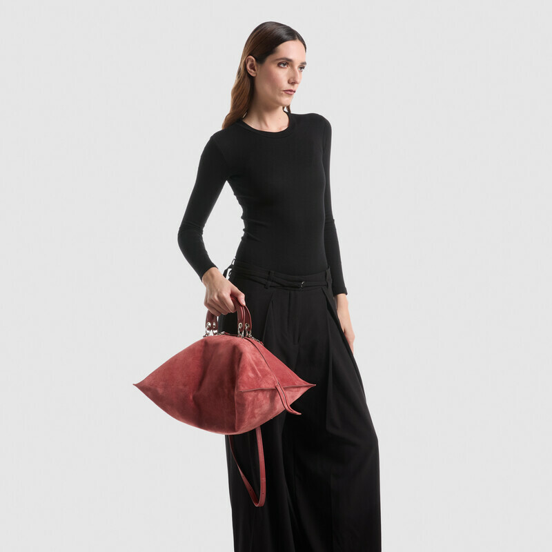 MINOBOSSI Borse TIGGY IN SUEDE   Rust