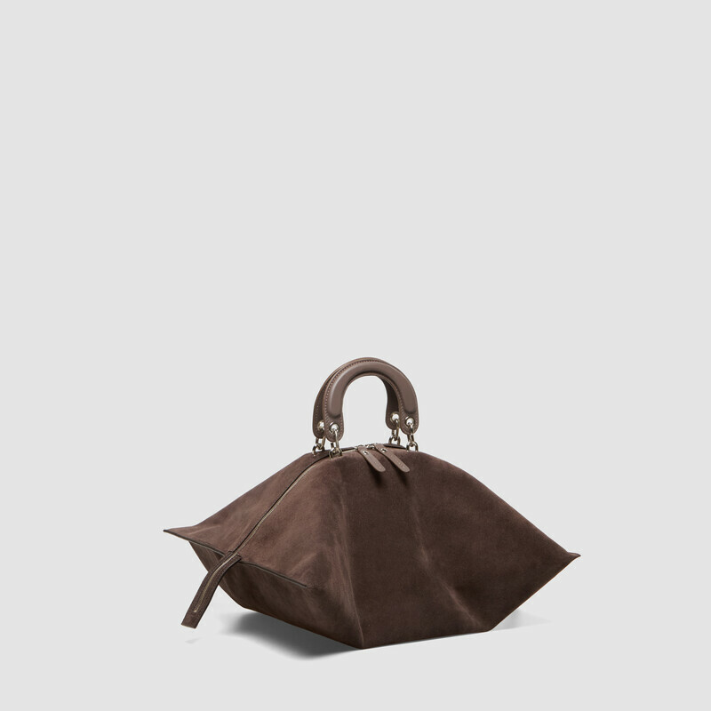 MINOBOSSI Borse TIGGY IN SUEDE   Testa di moro