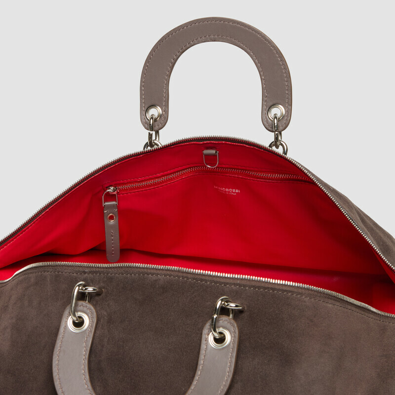 MINOBOSSI Borse TIGGY IN SUEDE   Testa di moro