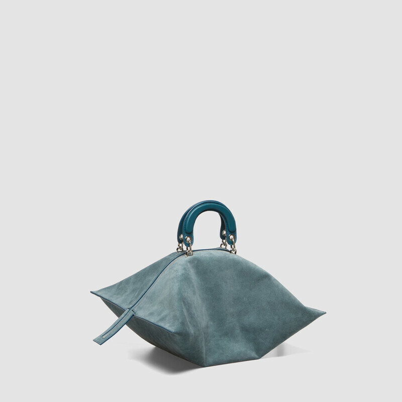 MINOBOSSI Borse TIGGY IN SUEDE   Teal BLue