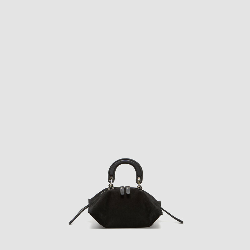 MINOBOSSI Borse ELETTRA IN SUEDE   Nero