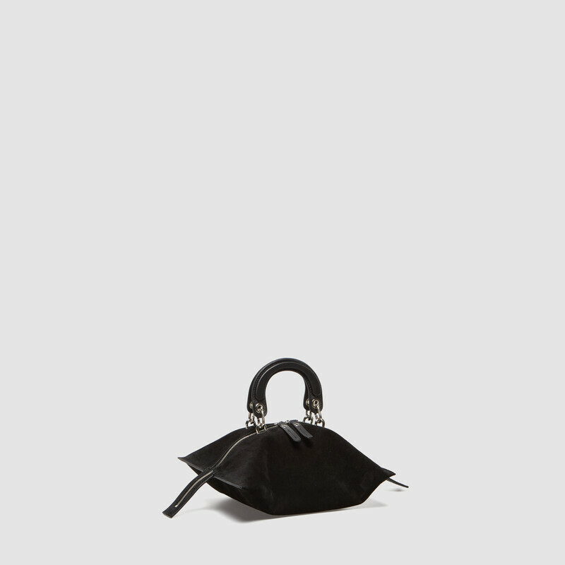 MINOBOSSI Borse ELETTRA IN SUEDE   Nero