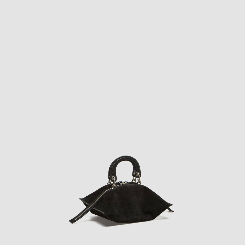 MINOBOSSI Borse ELETTRA IN SUEDE   Nero