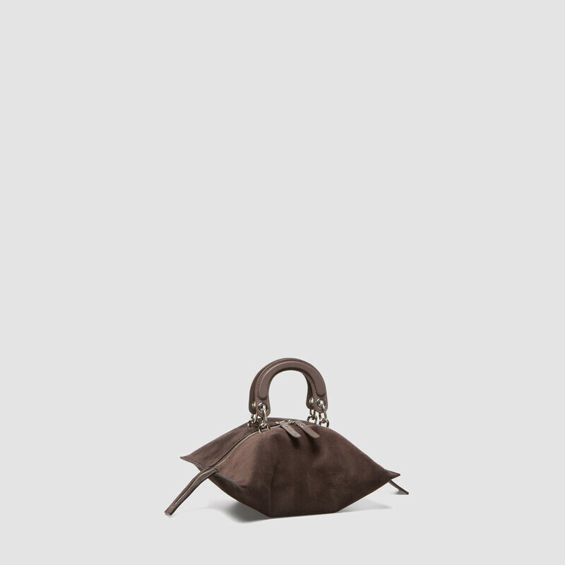 MINOBOSSI Borse ELETTRA IN SUEDE   Testa di moro