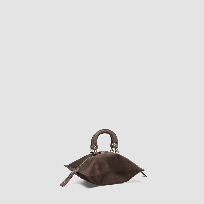 MINOBOSSI Borse ELETTRA IN SUEDE   Testa di moro