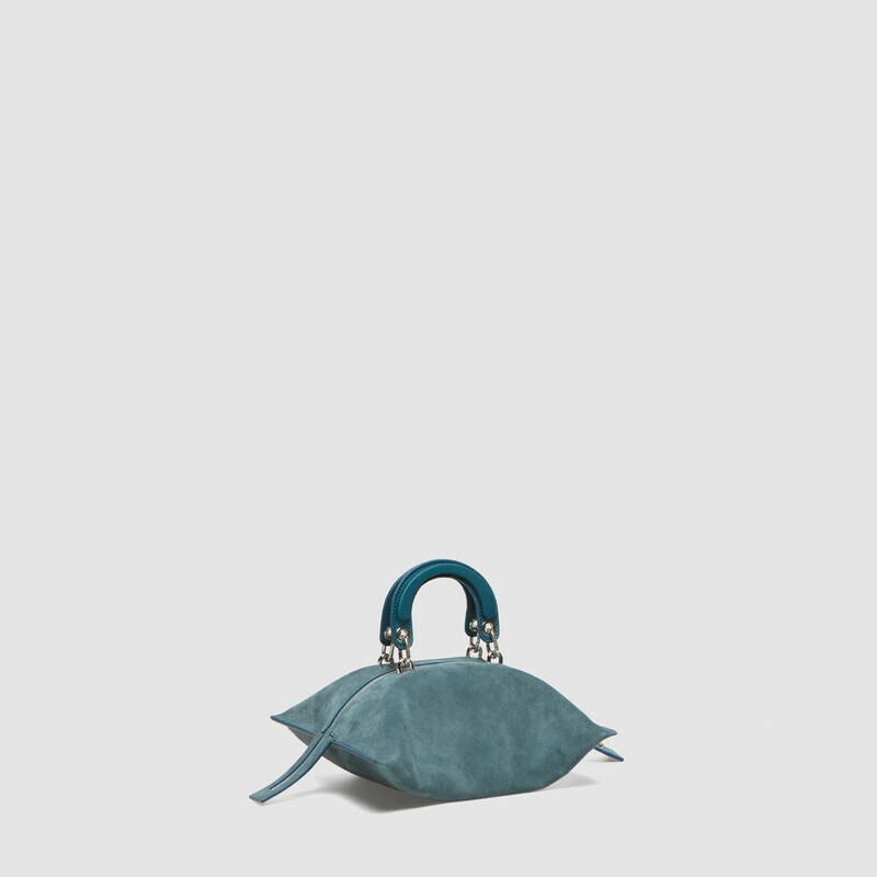 MINOBOSSI Borse ELETTRA IN SUEDE   Teal BLue