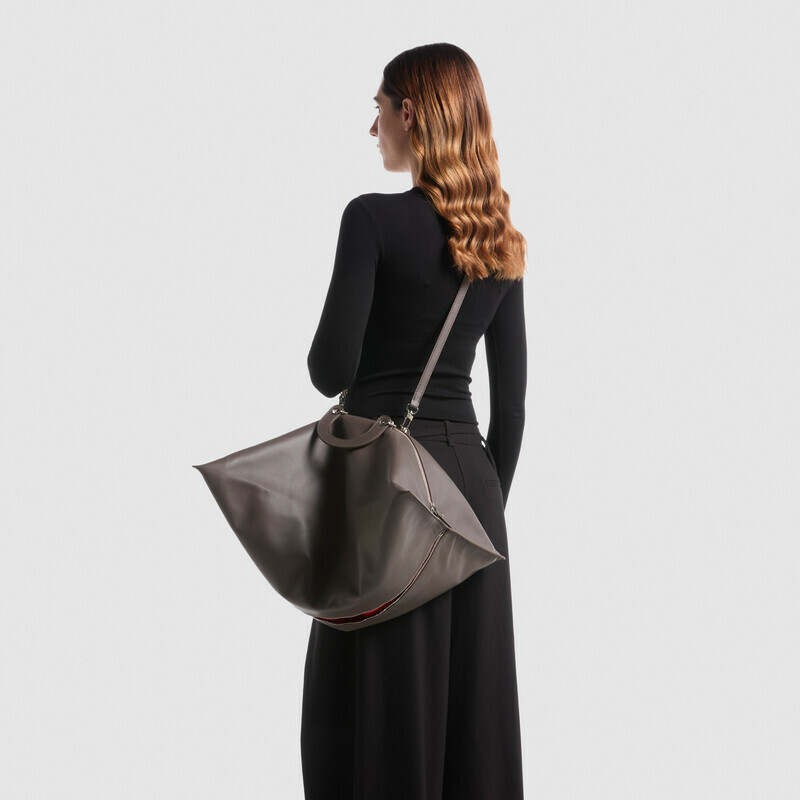 MINOBOSSI Borse MAYA IN NAPPA   Taupe Brown