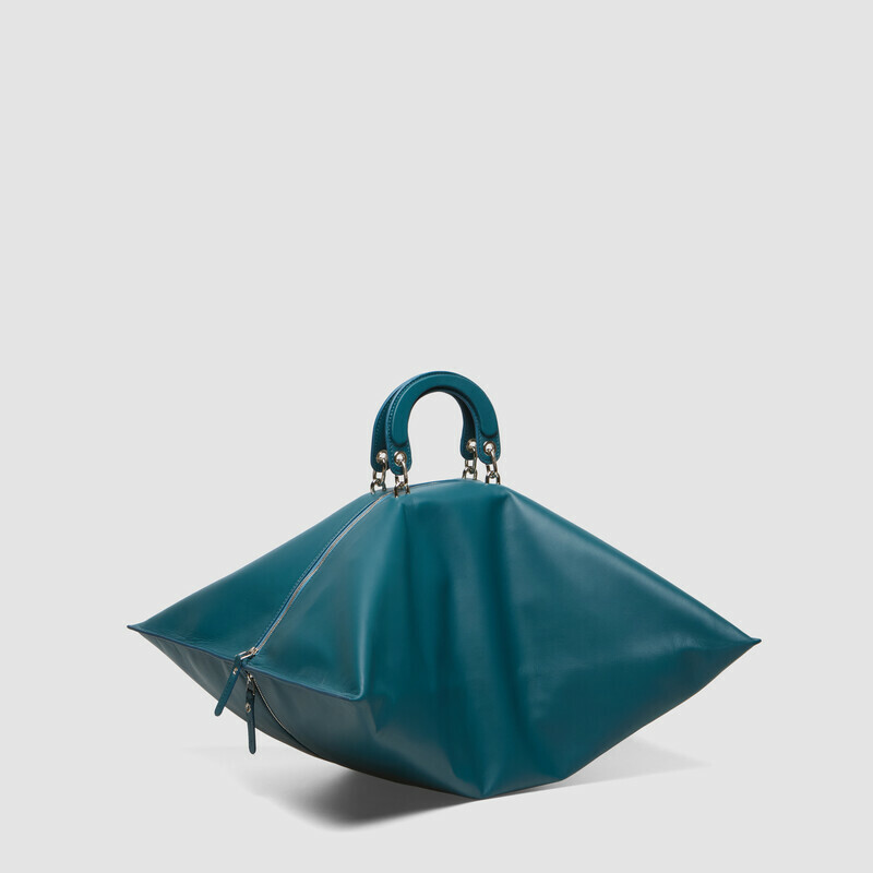 MINOBOSSI Borse MAYA IN NAPPA   Teal BLue