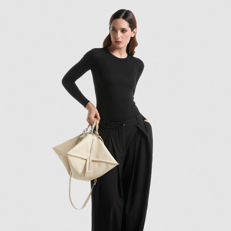 MINOBOSSI Borse TIGGY IN NAPPA   Latte
