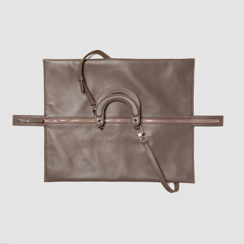 MINOBOSSI Borse TIGGY IN NAPPA   Taupe Brown