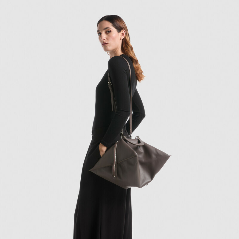 MINOBOSSI Borse TIGGY IN NAPPA   Taupe Brown