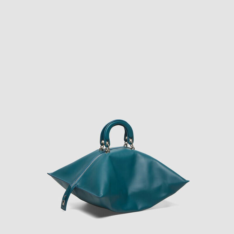 MINOBOSSI Borse TIGGY IN NAPPA   Teal BLue