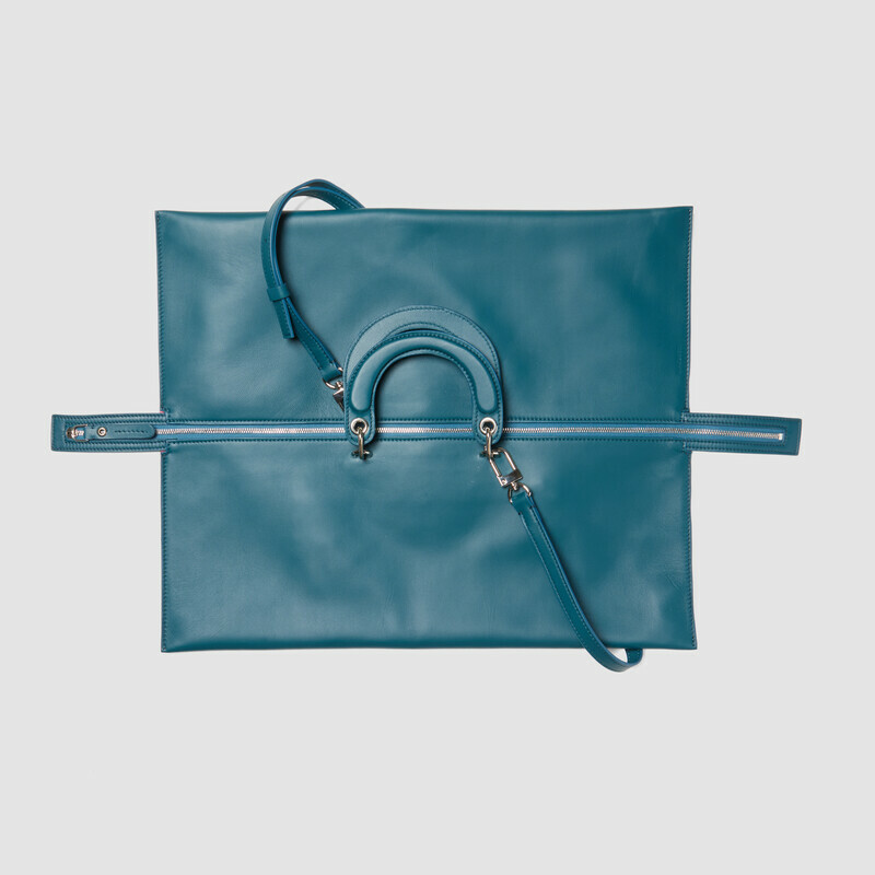 MINOBOSSI Borse TIGGY IN NAPPA   Teal BLue