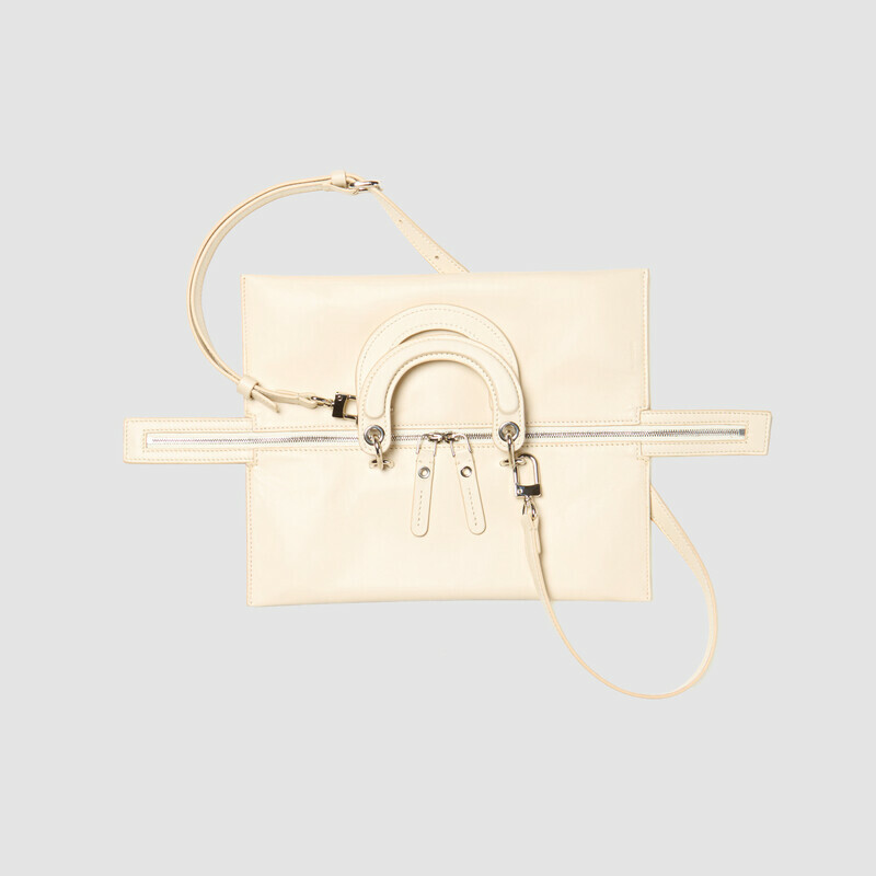 MINOBOSSI Borse ELETTRA IN NAPPA   Latte