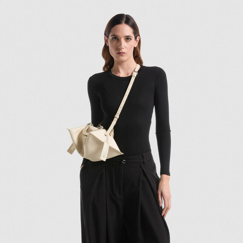 MINOBOSSI Borse ELETTRA IN NAPPA   Latte