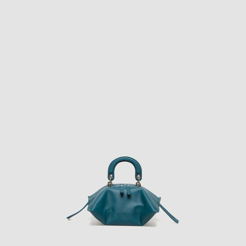 MINOBOSSI Borse ELETTRA IN NAPPA   Teal BLue