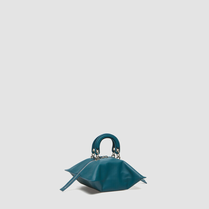 MINOBOSSI Borse ELETTRA IN NAPPA   Teal BLue