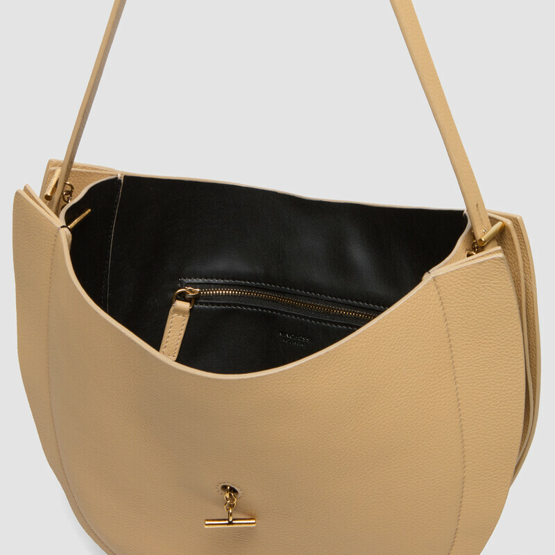 MINOBOSSI Borse LIZZIE IN VITELLO GRANATO   Latte
