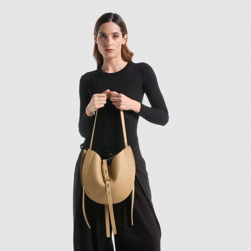MINOBOSSI Borse LIZZIE IN VITELLO GRANATO   Latte