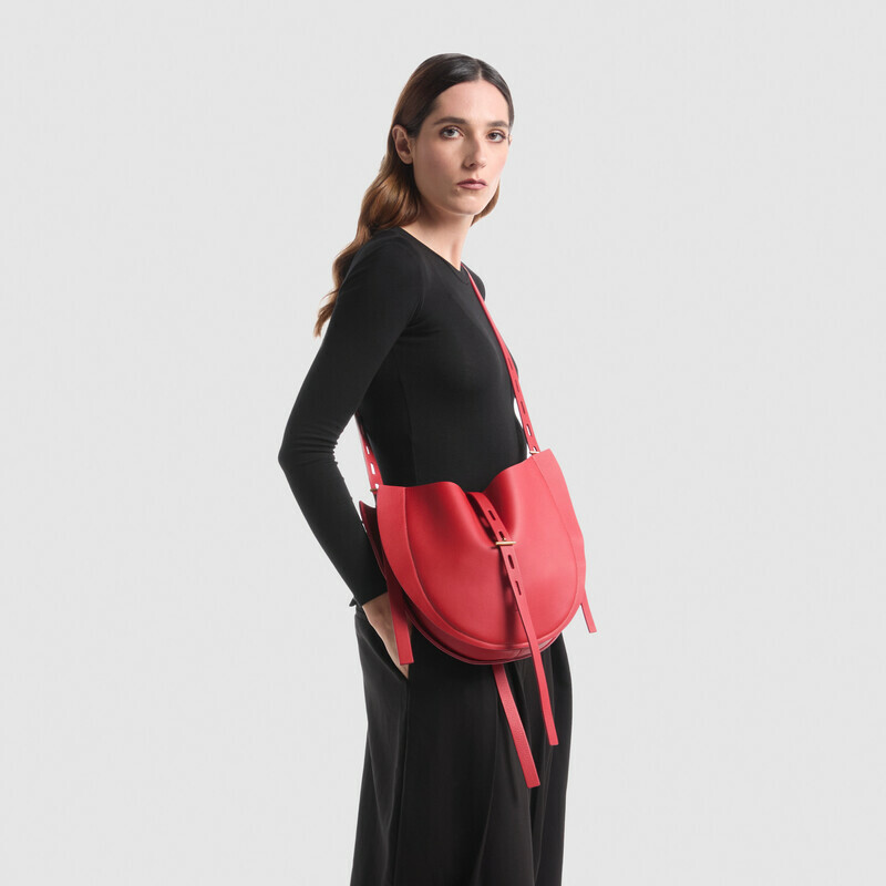 MINOBOSSI Borse LIZZIE IN VITELLO GRANATO   Rust