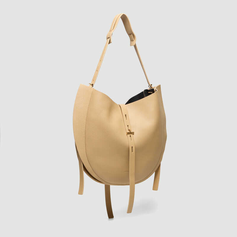 MINOBOSSI Bags Liz in grained calf leather   MILK WHITE