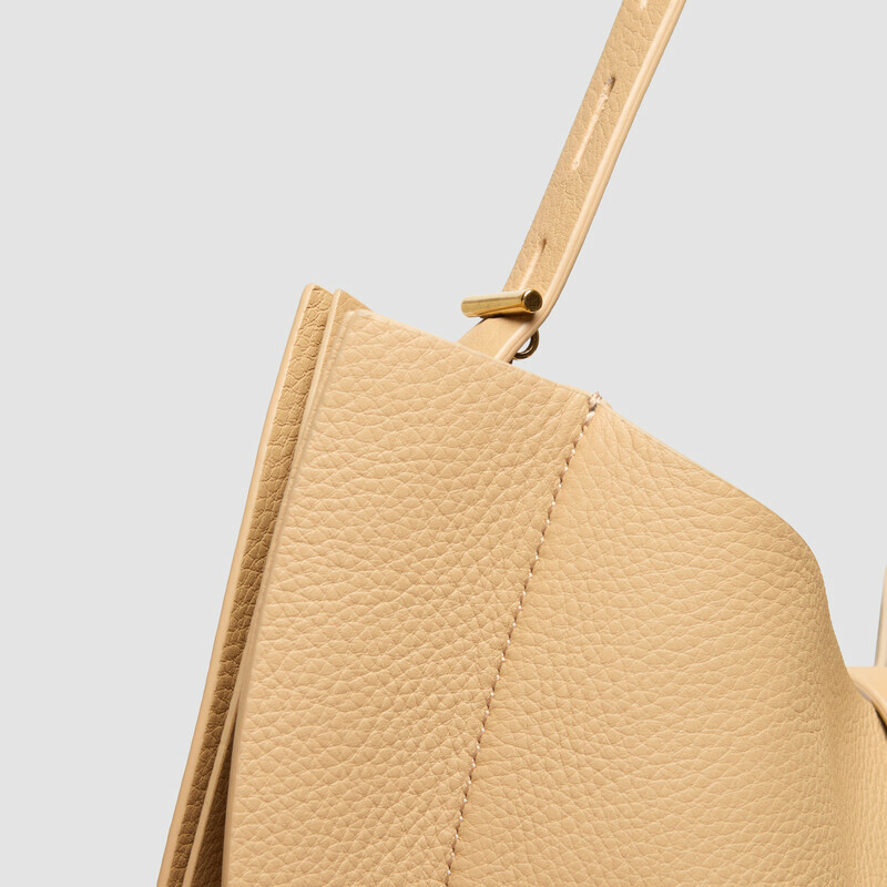 MINOBOSSI Bags Liz in grained calf leather   MILK WHITE