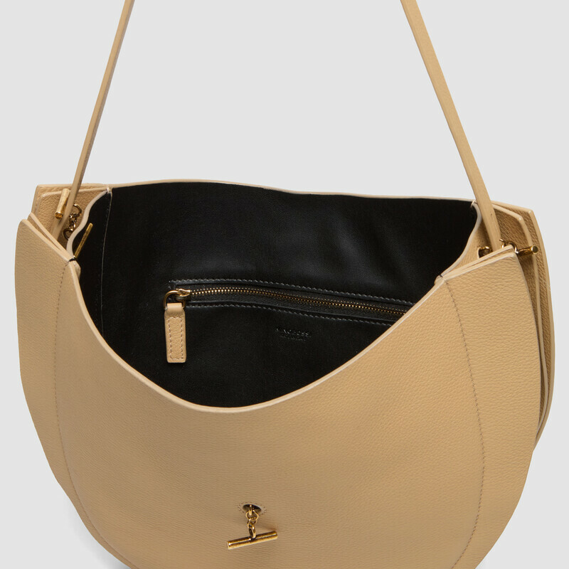 MINOBOSSI Bags Liz in grained calf leather   MILK WHITE