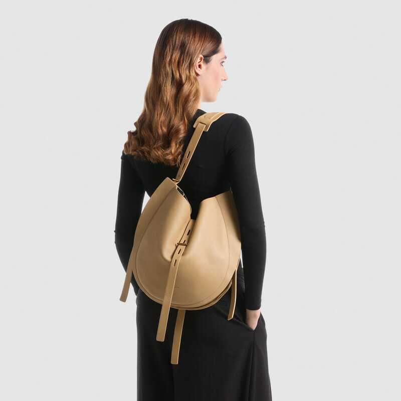 MINOBOSSI Bags Liz in grained calf leather   MILK WHITE