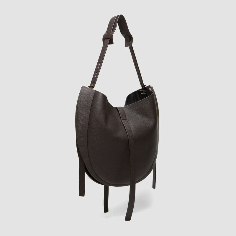 MINOBOSSI Bags Liz in grained calf leather   Dark brown