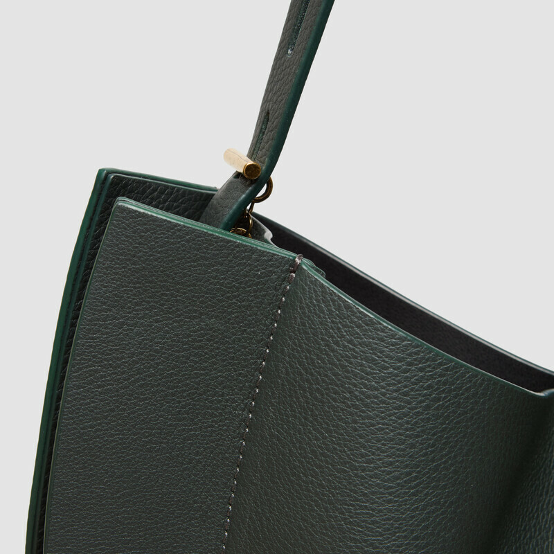 MINOBOSSI Bags Liz in grained calf leather   Teal BLue