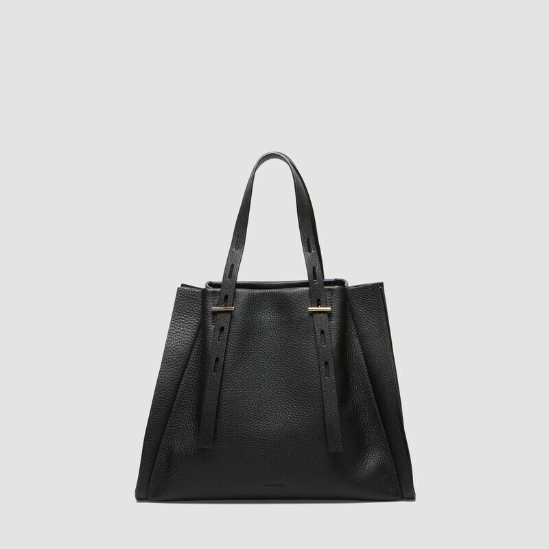 MINOBOSSI Bags Paulette in grained calf leather   Black